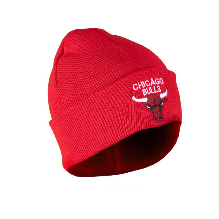 کلاه بافتنی مشکی و قرمز مدل گاو خشمگین chicago bulls
