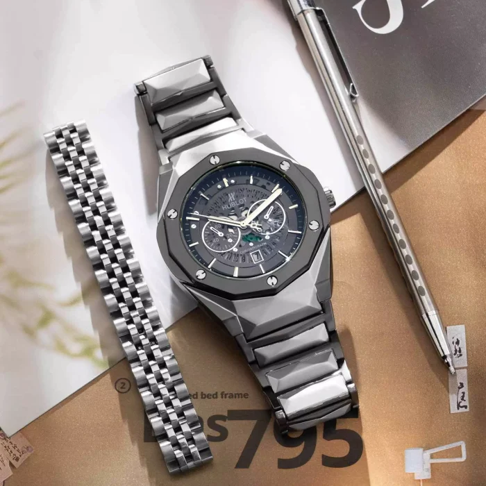 ساعت مچی مردانه مدل استیل Hublot