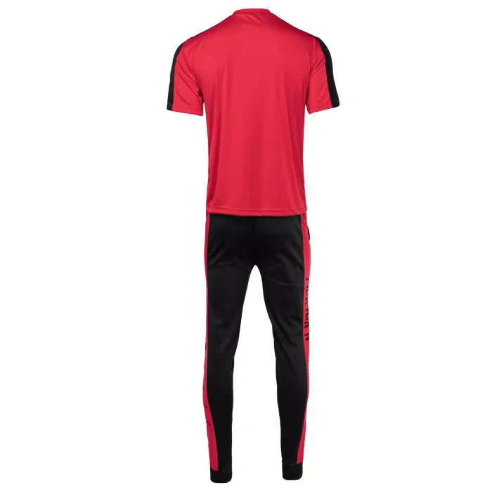 ست تیشرت شلوار اسلش مردانه قرمز مشکی Nike