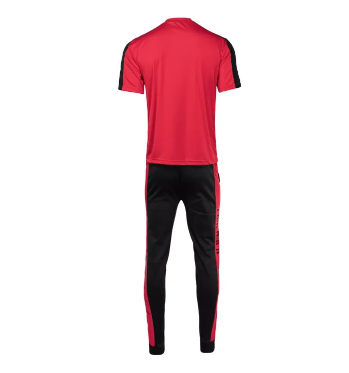 ست تیشرت شلوار اسلش مردانه قرمز مشکی Nike - Image 2
