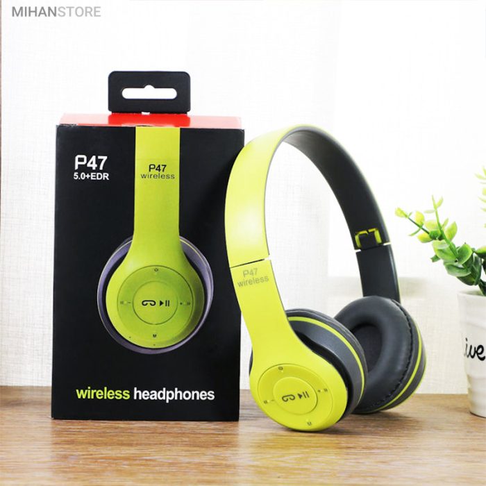 هدفون بیسیم بلوتوثی شارژی مدل P47