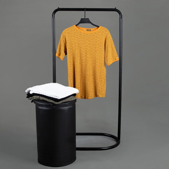 تیشرت پارچه برجسته 3بعدی 3D پسرانه قهوه ای
