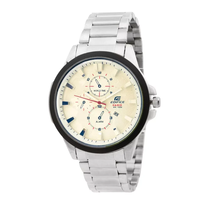 ساعت مچی مردانه استیل نقره ای Silver Casio