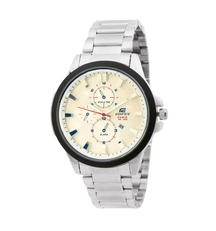 ساعت مچی مردانه استیل نقره ای Silver Casio