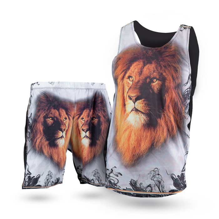 ست رکابی شلوارک پسرانه Lion کاور شلوارک