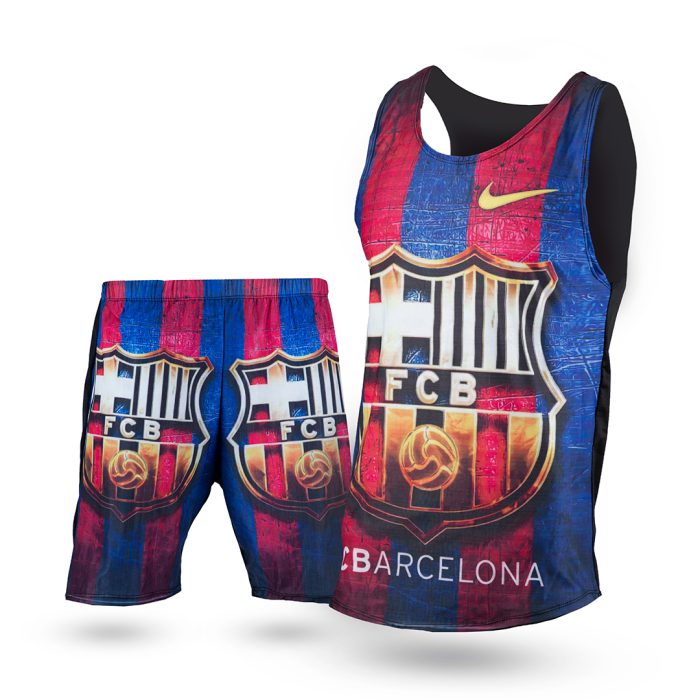 ست شلوارک رکابی ( کاور شلوارک Barcelona ) مردانه