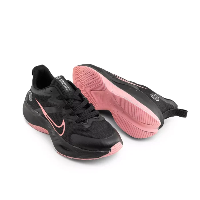 کفش کتانی زنانه مشکی صورتی برند Nike رانینگ