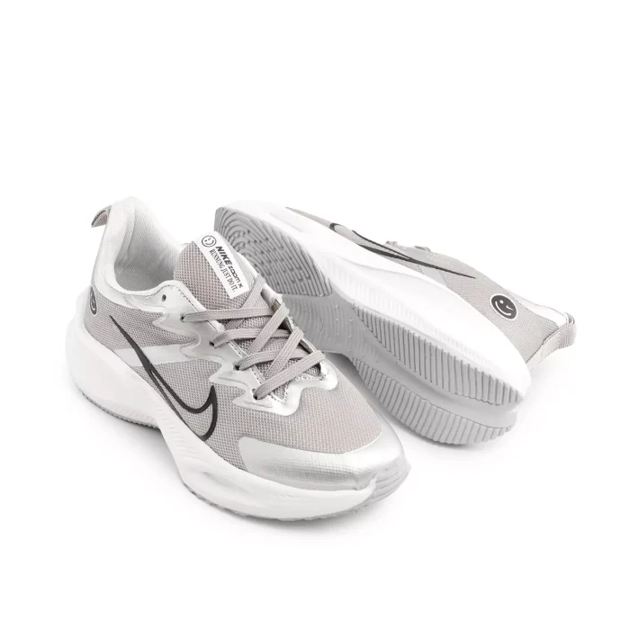 کفش کتانی زنانه طوسی مدل Nike Runing ورزشی