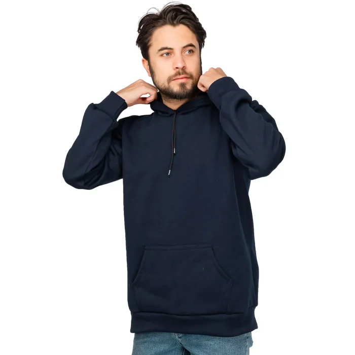 هودی سرمه ای مردانه مدل ساده Minimal