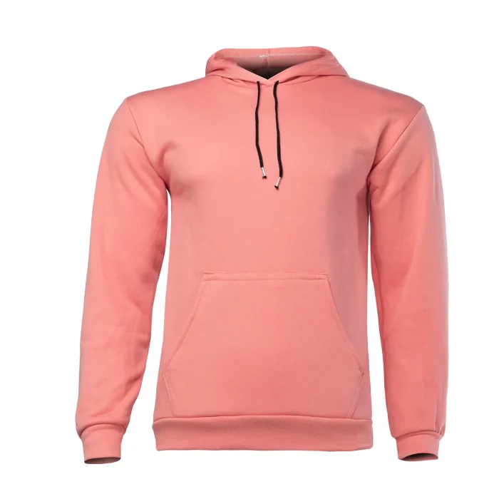هودی دورس مردانه رنگ صورتی پاستلی مدل Basic