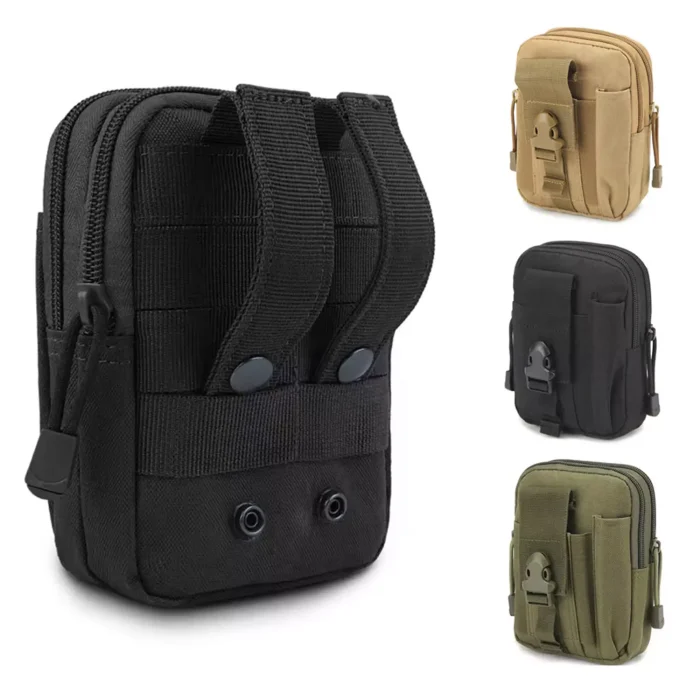 کیف کمری ضدآب دارای لوازم کمپینگ شامل پتو نجات و …