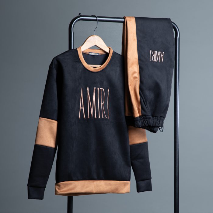 ست پلیور سوییت با شلوار اسلش مردانه Amiri