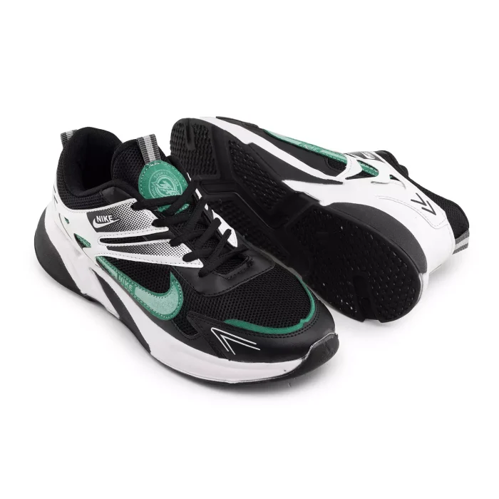 کفش کتانی اسپرت سفید مشکی سبز مردانه Nike