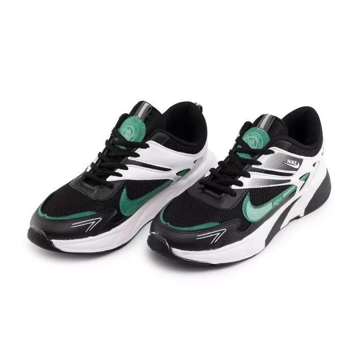 کفش کتانی اسپرت سفید مشکی سبز مردانه Nike