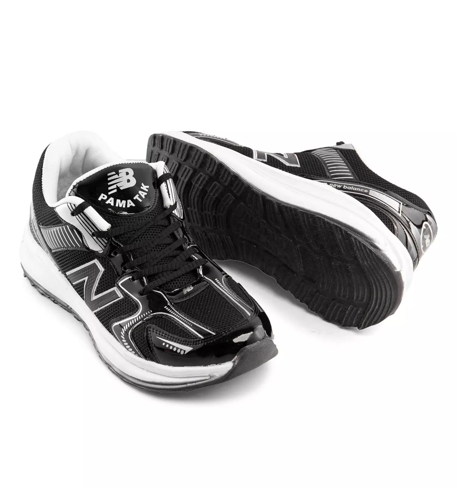 کفش کتانی مشکی مردانه ورزشی مدل New Balance - Image 2