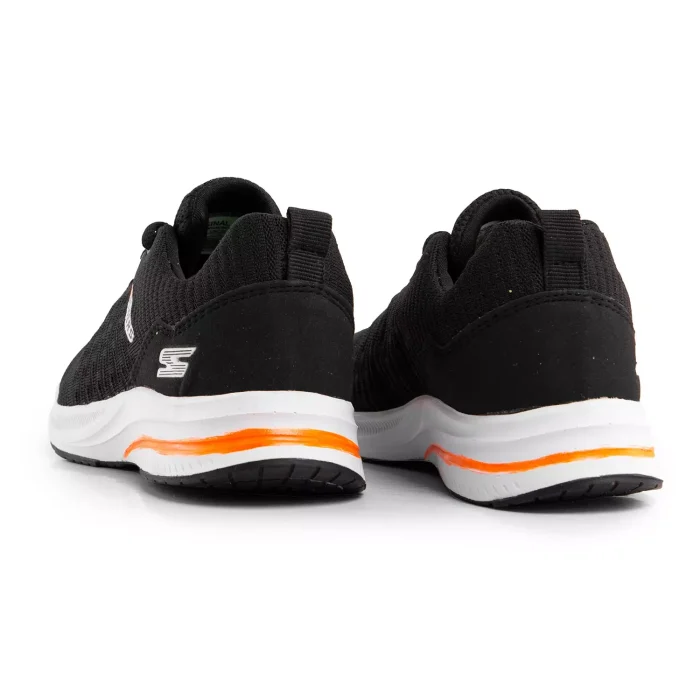 کفش کتانی مشکی مردانه ورزشی مدل Skechers بندی