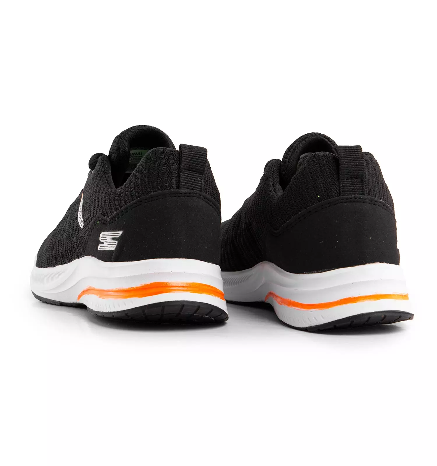کفش کتانی مشکی مردانه ورزشی مدل Skechers بندی - Image 2