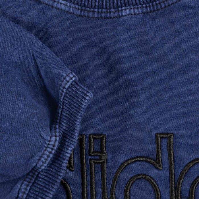 تیشرت سرمه ای ابروبادی سنگ شور مردانه طرح Adidas