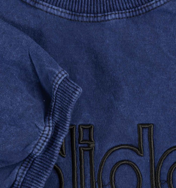 تیشرت سرمه ای ابروبادی سنگ شور مردانه طرح Adidas - Image 2