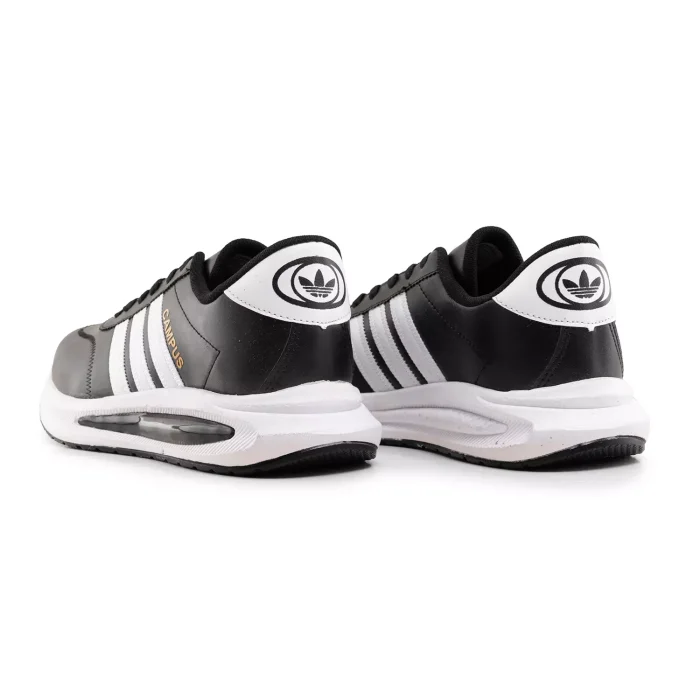 کفش چرم اسپرت مشکی مدل مردانه Adidas campus