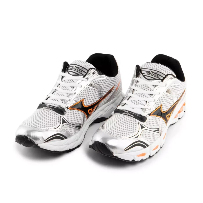 کفش کتانی مردانه رنگ سفید نارنجی مدل Sport