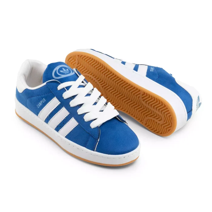 کفش چرم مردانه تخت صاف 3 خط Adidas cambus آب