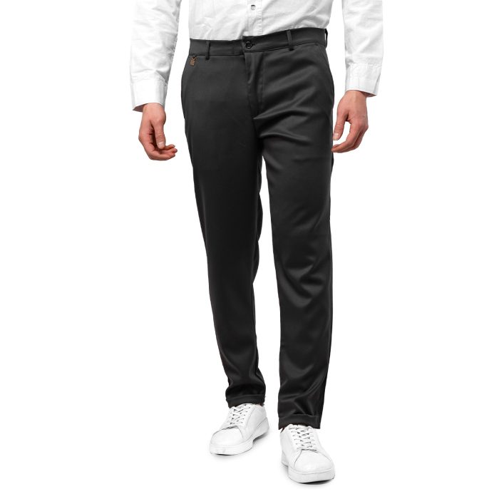 شلوار پارچه ای کلاسیک مردانه مدل راسته مشکی