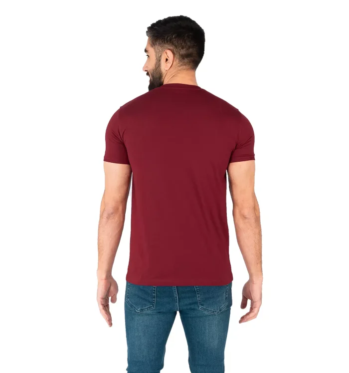 تیشرت آستین کوتاه زرشکی مردانه مدل Nike - Image 2