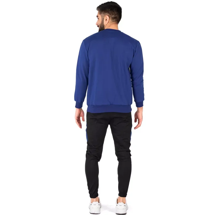 ست بلوز شلوار مردانه مدل چلسی Adidas آبی مشکی