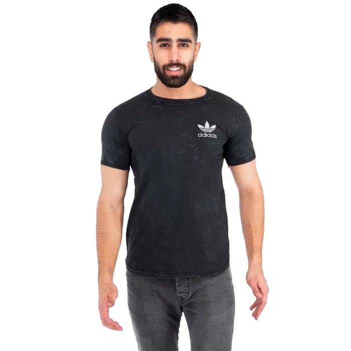 تیشرت ذغالی مردانه مدل آستین کوتاه Adidas