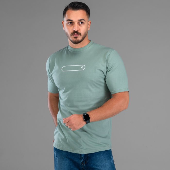 تیشرت آستین کوتاه سبز مردانه مدل جستجو