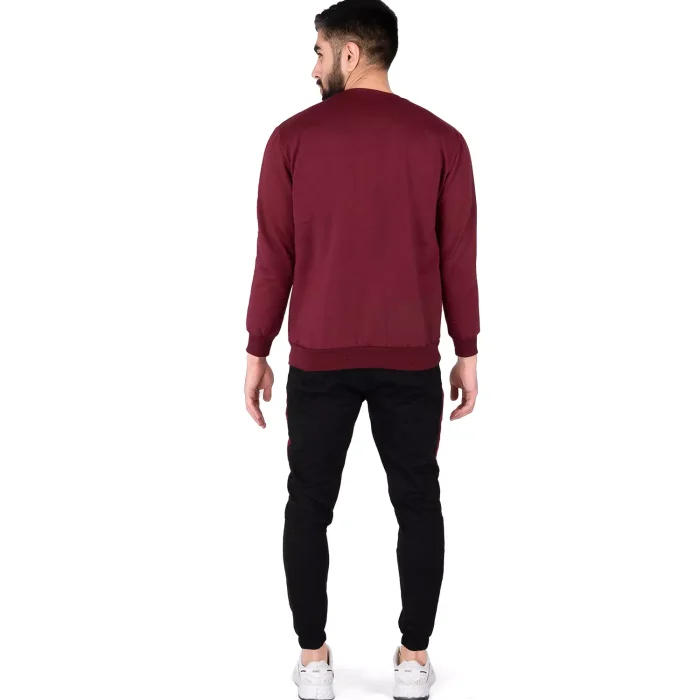 ست بلوز شلوار مردانه مدل بایرن مونیخ Adidas زرشکی مشکی