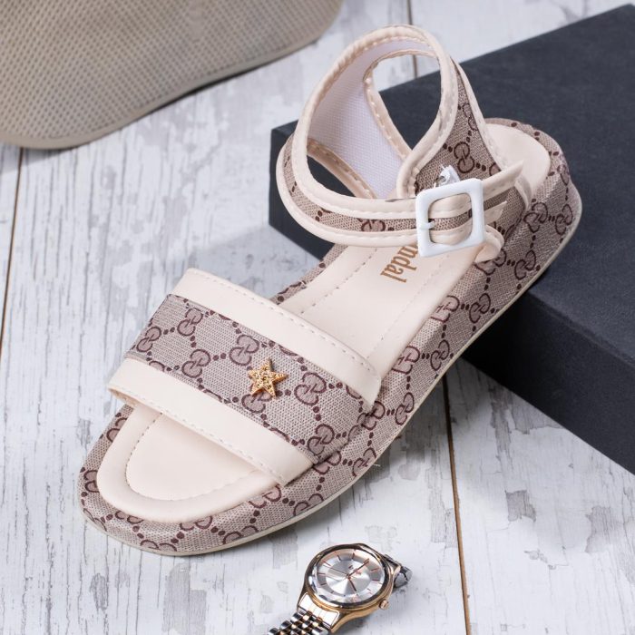 صندل اسپرت دخترانه مدل گوچی gucci بندی جدید - Image 3