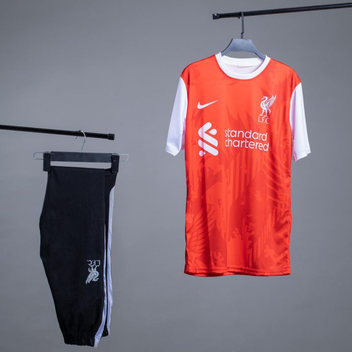ست تیشرت شلوار اسلش ورزشی مردانه Liverpool