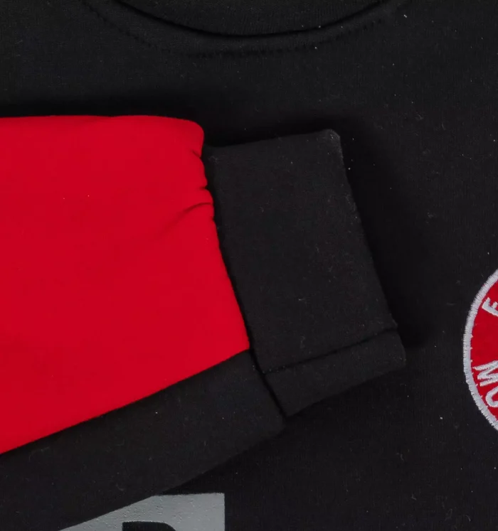 بلوز دورس مردانه رنگ مشکی قرمز مدل Adidas - Image 2