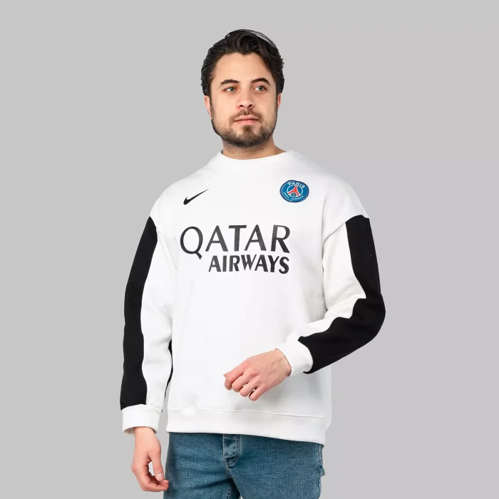بلوز دورس مردانه سفید مشکی مدل Nike Paris