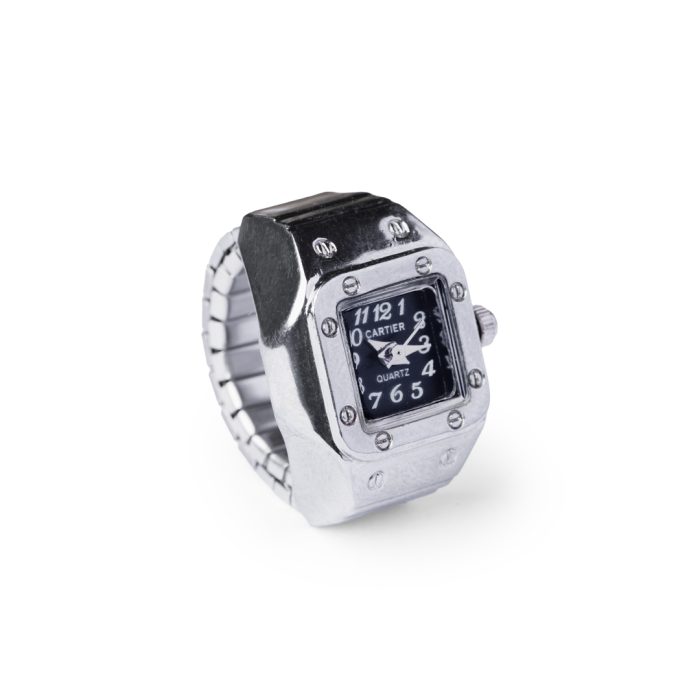 انگشتر ساعت دار مردانه Cartier صفحه مشکی