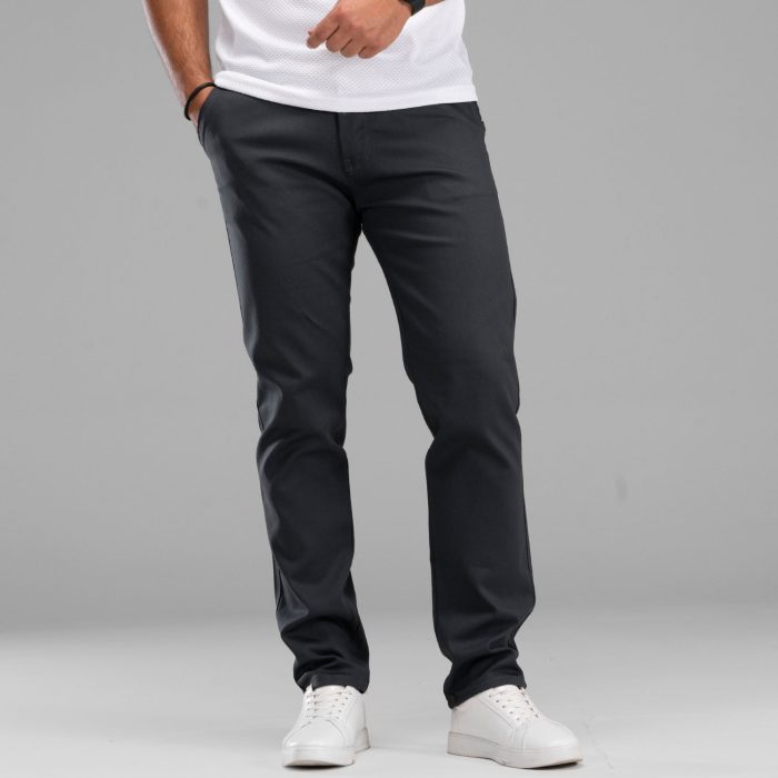 شلوار کتان مردانه رنگ مدادی مدل کلاسیک کراس