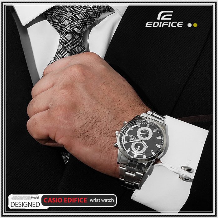 ساعت مچی مردانه مدل فلزی طلایی نقره ای Casio