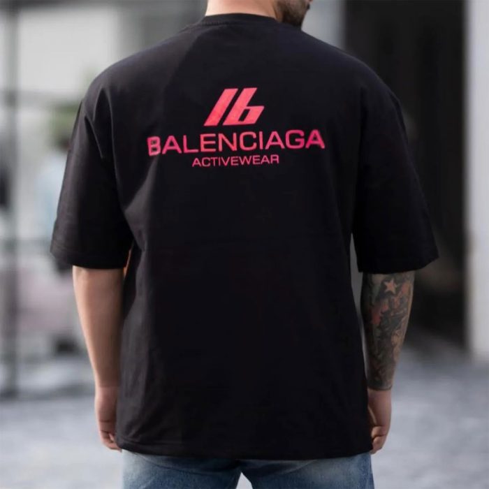 تیشرت لانگ مردانه رنگ مشکی مدل Balenciaga - Image 3