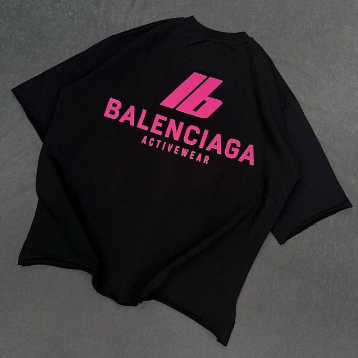 تیشرت لانگ مردانه رنگ مشکی مدل Balenciaga - Image 4