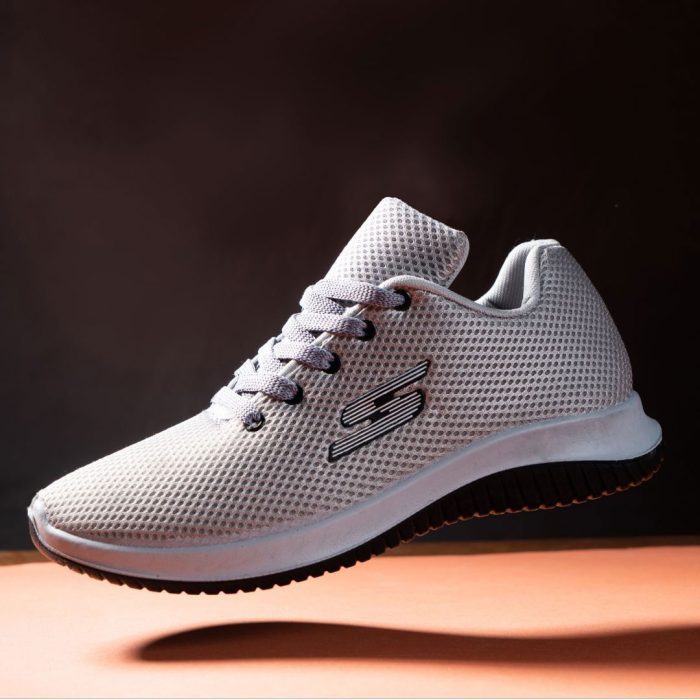 کفش کتانی ورزشی مردانه رنگ طوسی مدل Skechers