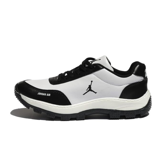 کفش چرم مردانه ورزشی مدل سفید مشکی Puma