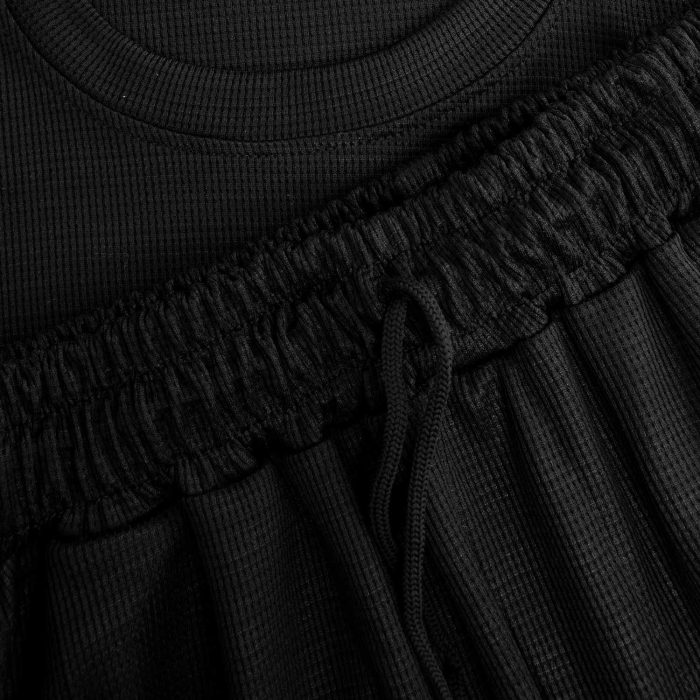 ست تیشرت شلوار بگ مردانه مشکی مراکشی