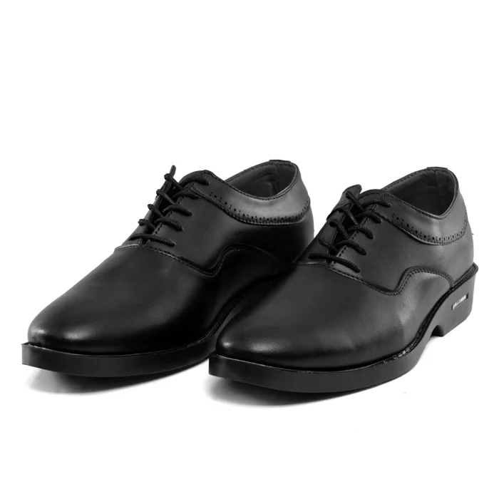 کفش چرم مردانه رنگ مشکی بندی Classic