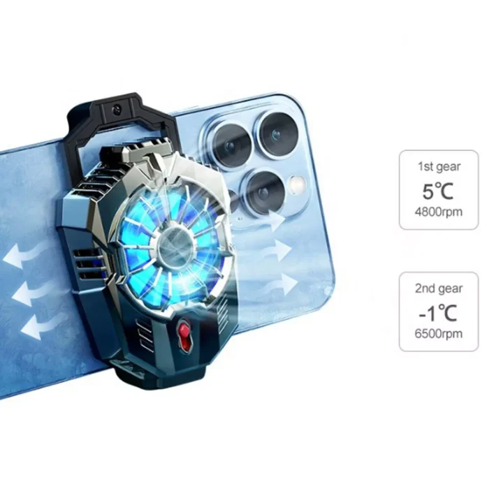 فن پشت موبایل ( کول پد ) برای خنک کردن رم موبایل